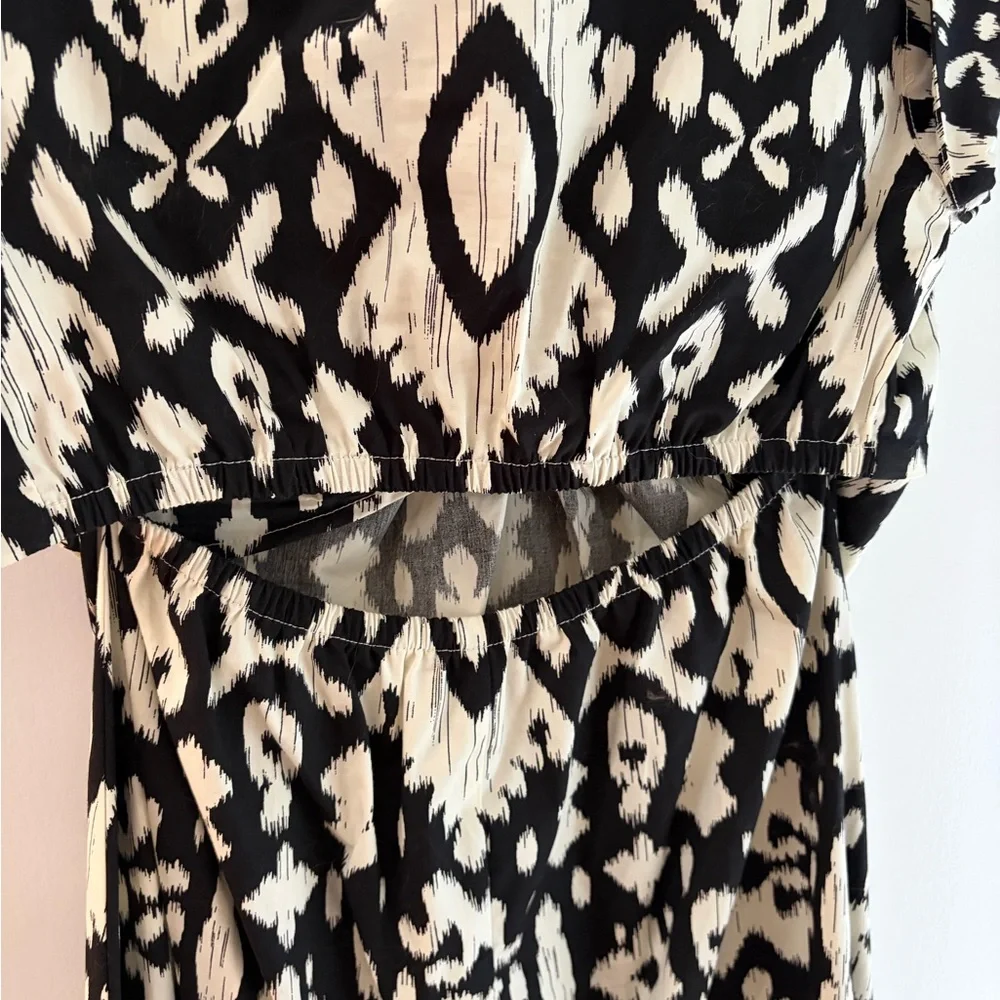 Stylish Steve Madden Black and White Patterned Dress - Picture 6 of 8